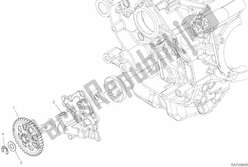 Wszystkie części do Pompa Oleju - Filtr Ducati Multistrada 950 S SW Brasil 2020